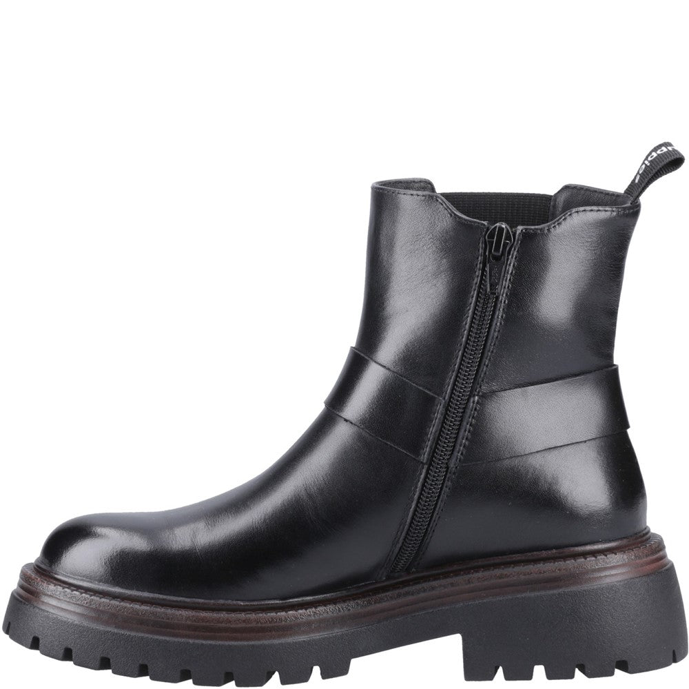 Women's Hush Puppies Raye Buckle Boot Leather