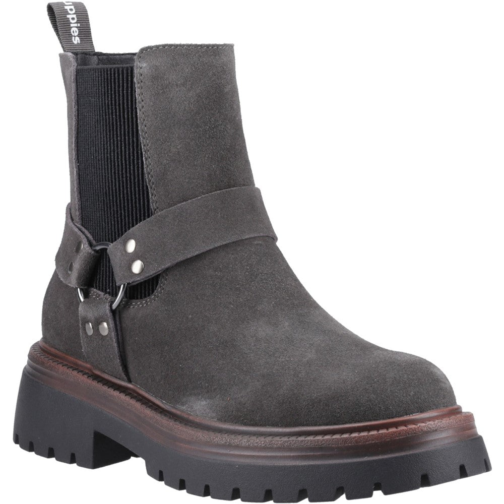 Women's Hush Puppies Raye Buckle Boot Suede