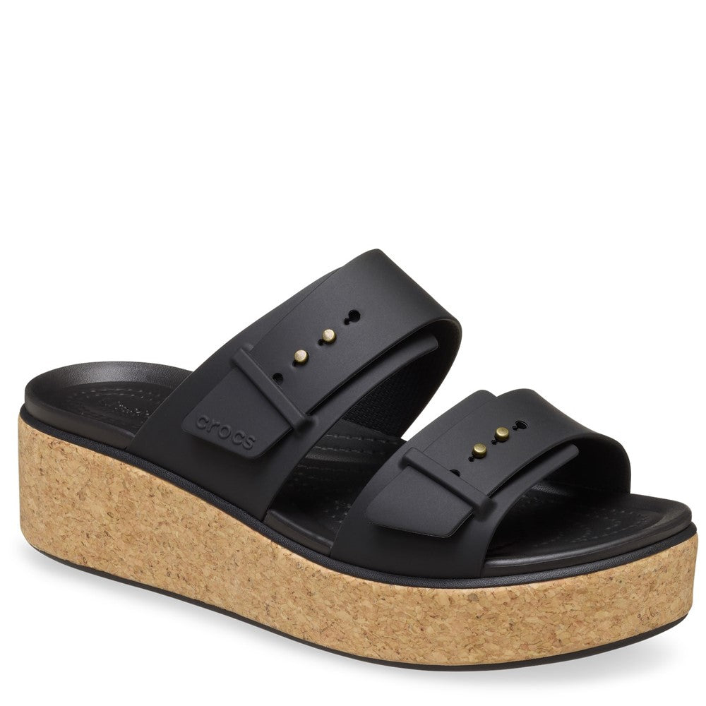 Women's Crocs Brooklyn Buckle Low Wedge