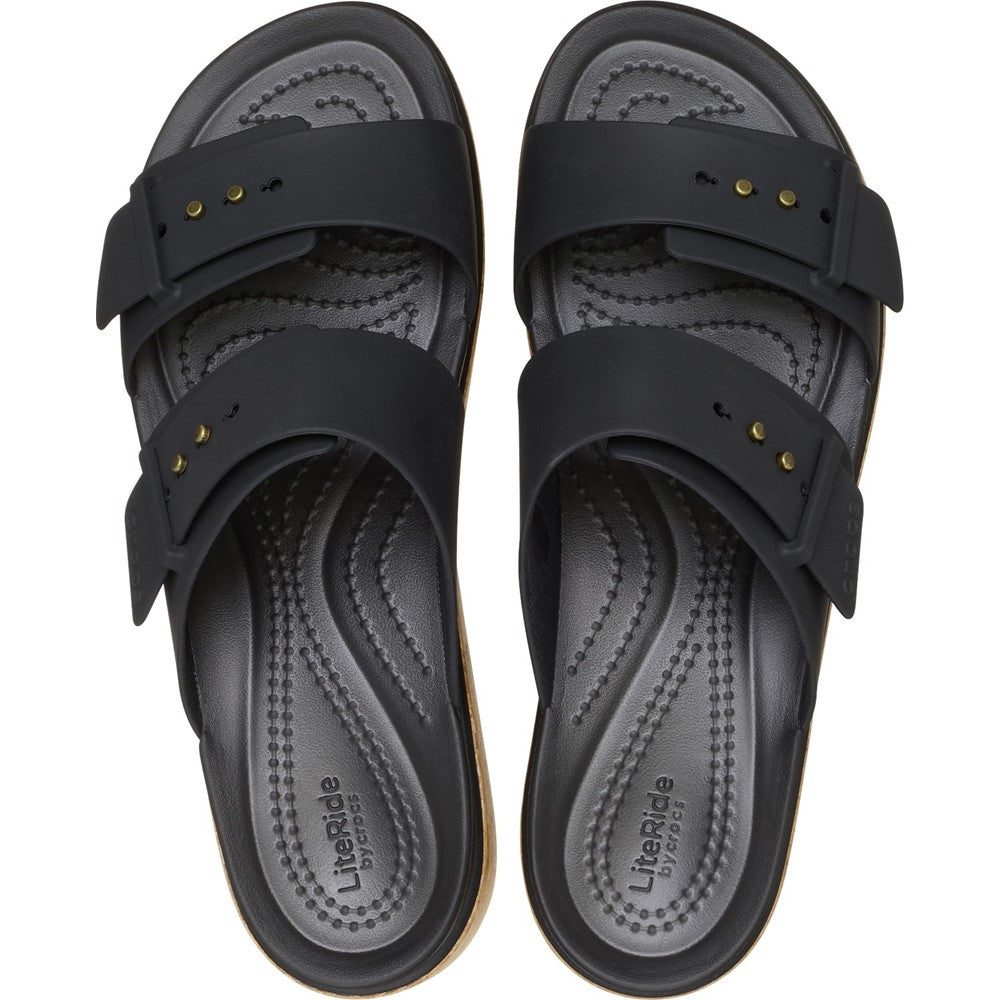 Women's Crocs Brooklyn Buckle Low Wedge