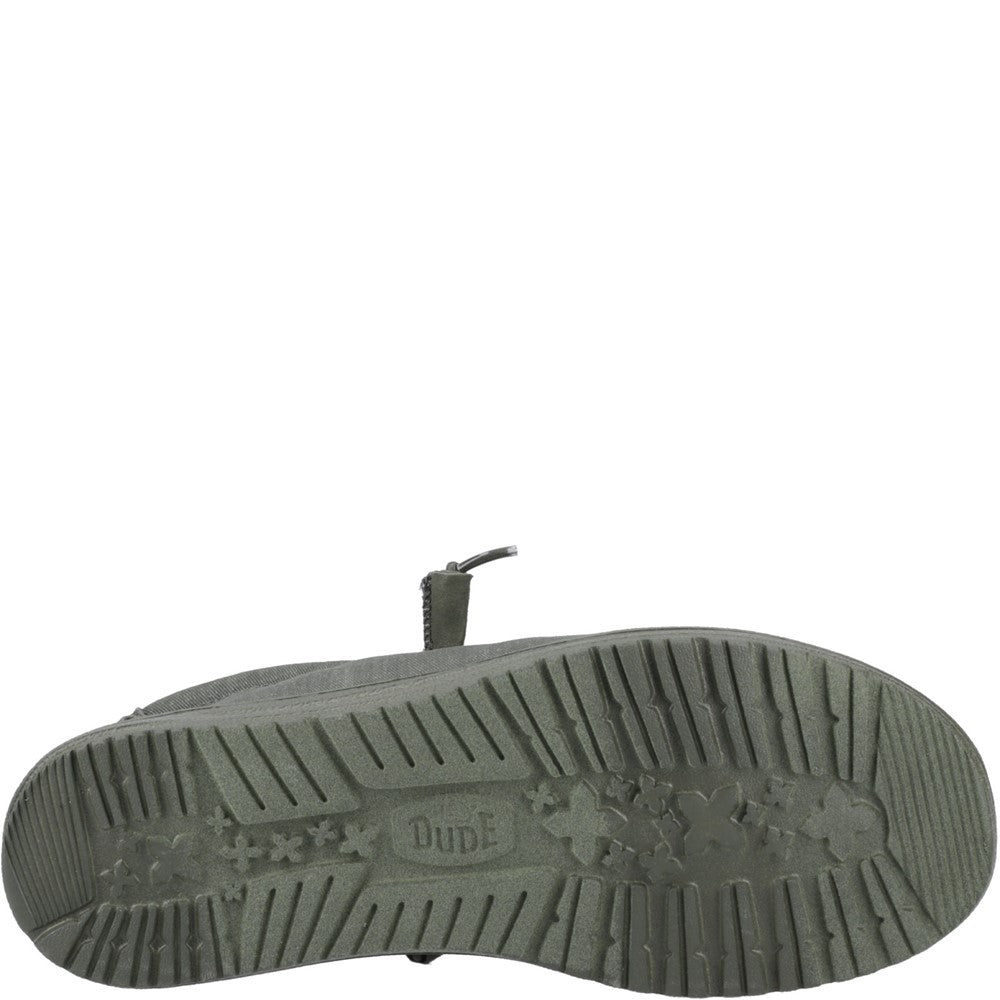 Men's HEYDUDE Wally Stretch Canvas Slip on Shoe