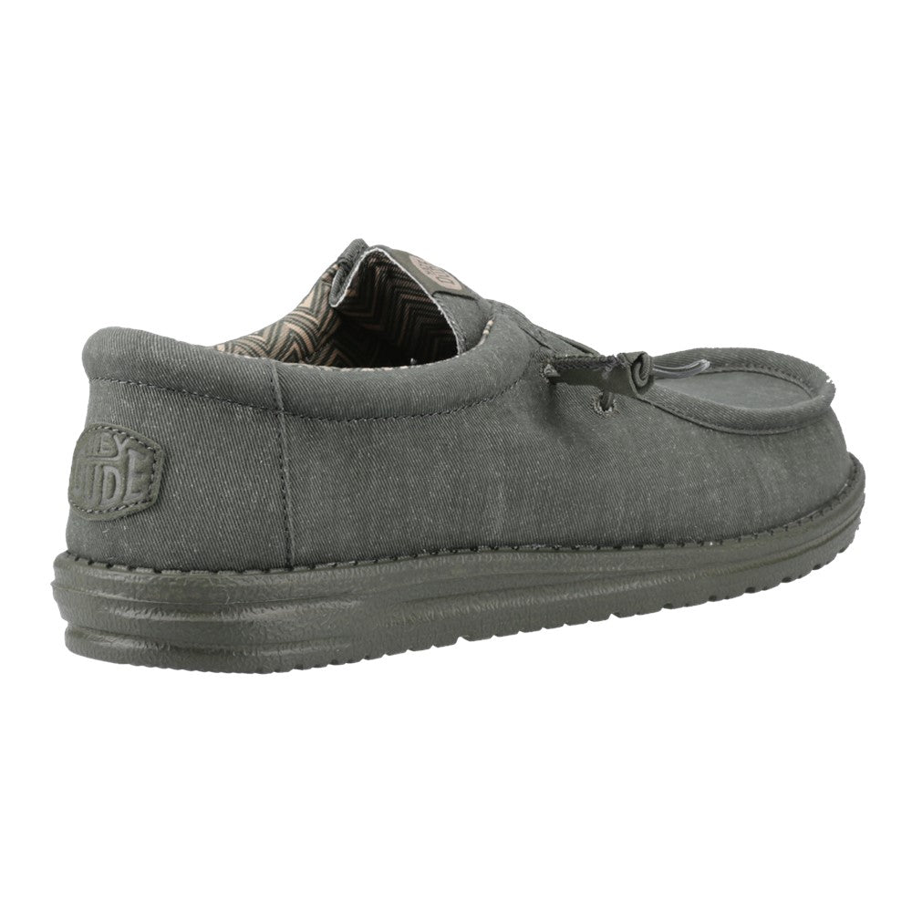 Men's HEYDUDE Wally Stretch Canvas Slip on Shoe