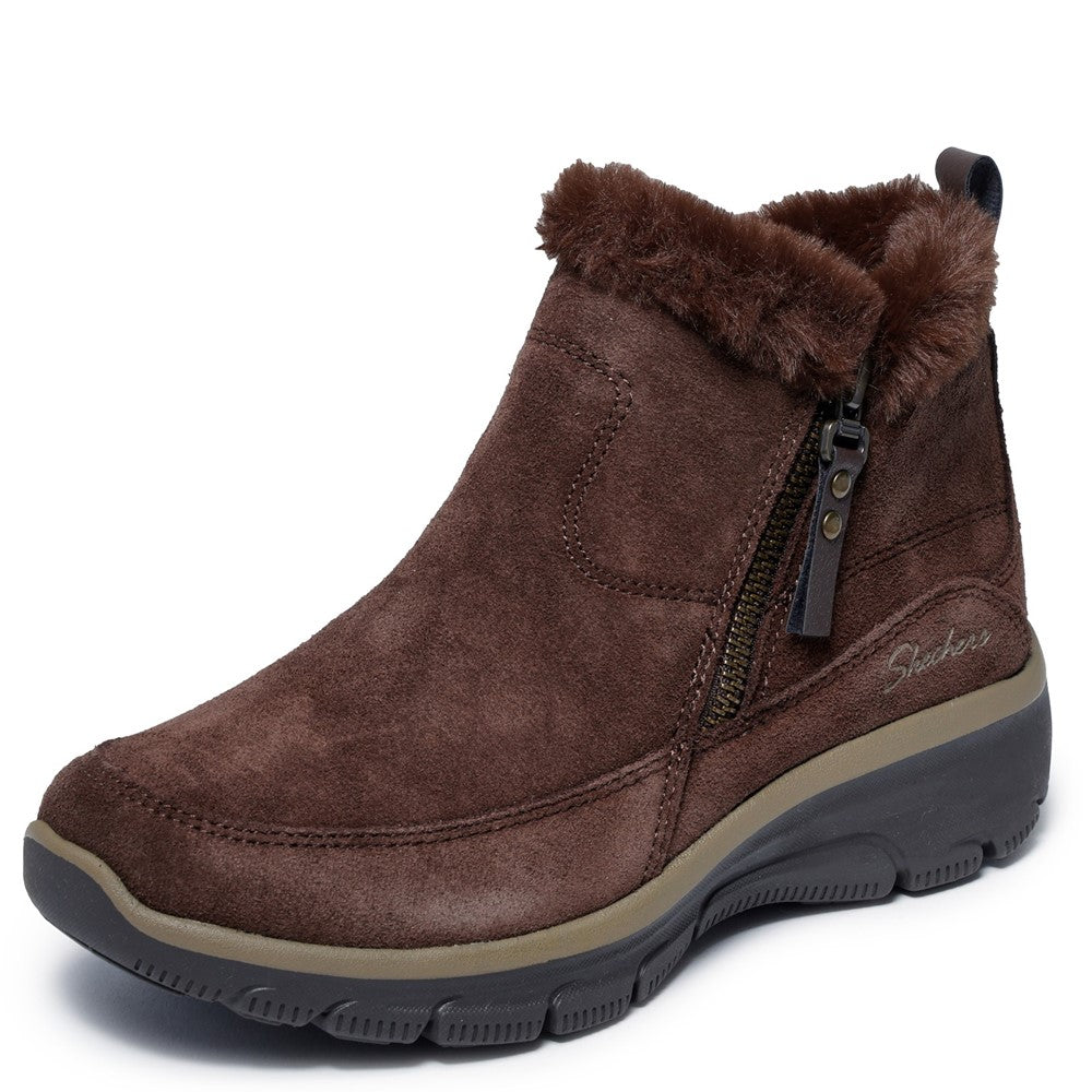 Women's Skechers Easy Going Cool Zip! Ankle Boots