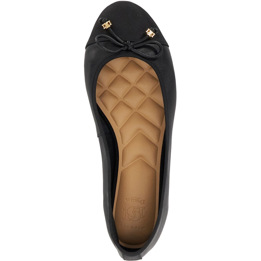 Women's Dune Hallo Wide Fit Ballerinas