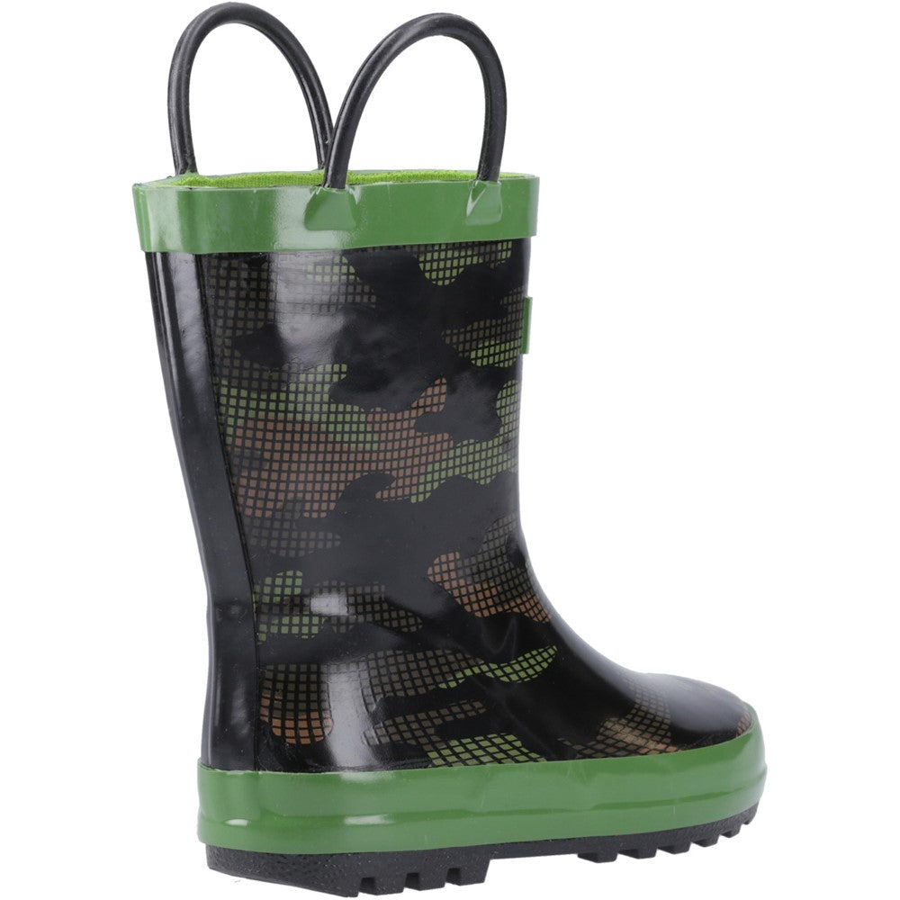 Kids Cotswold Puddle Waterproof Pull On Wellington Boots
