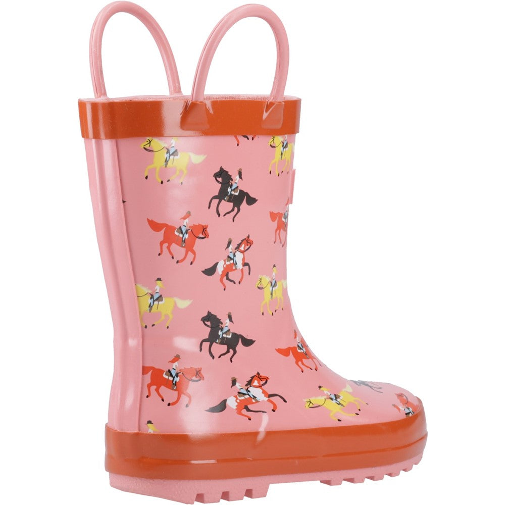 Kids Cotswold Puddle Waterproof Pull On Wellington Boots