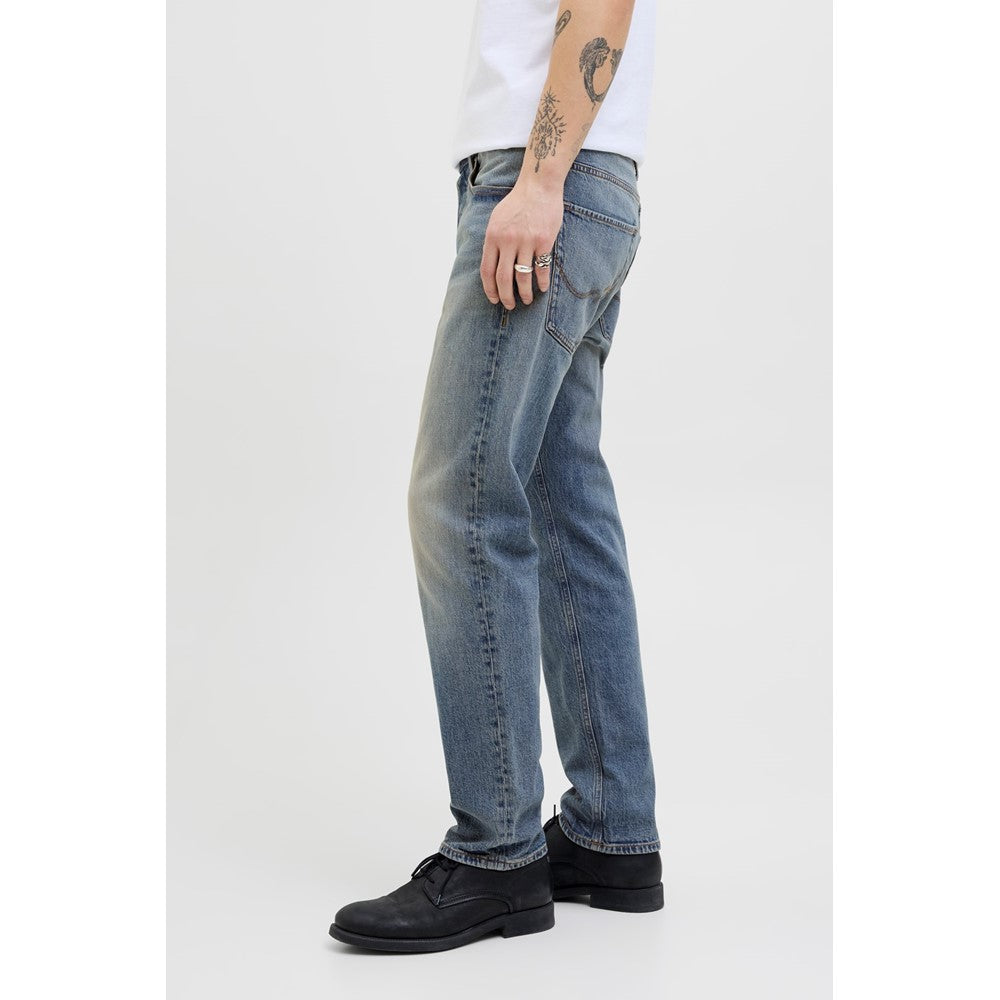Men's Jack & Jones Mike Tapered Mid-Wash Jeans
