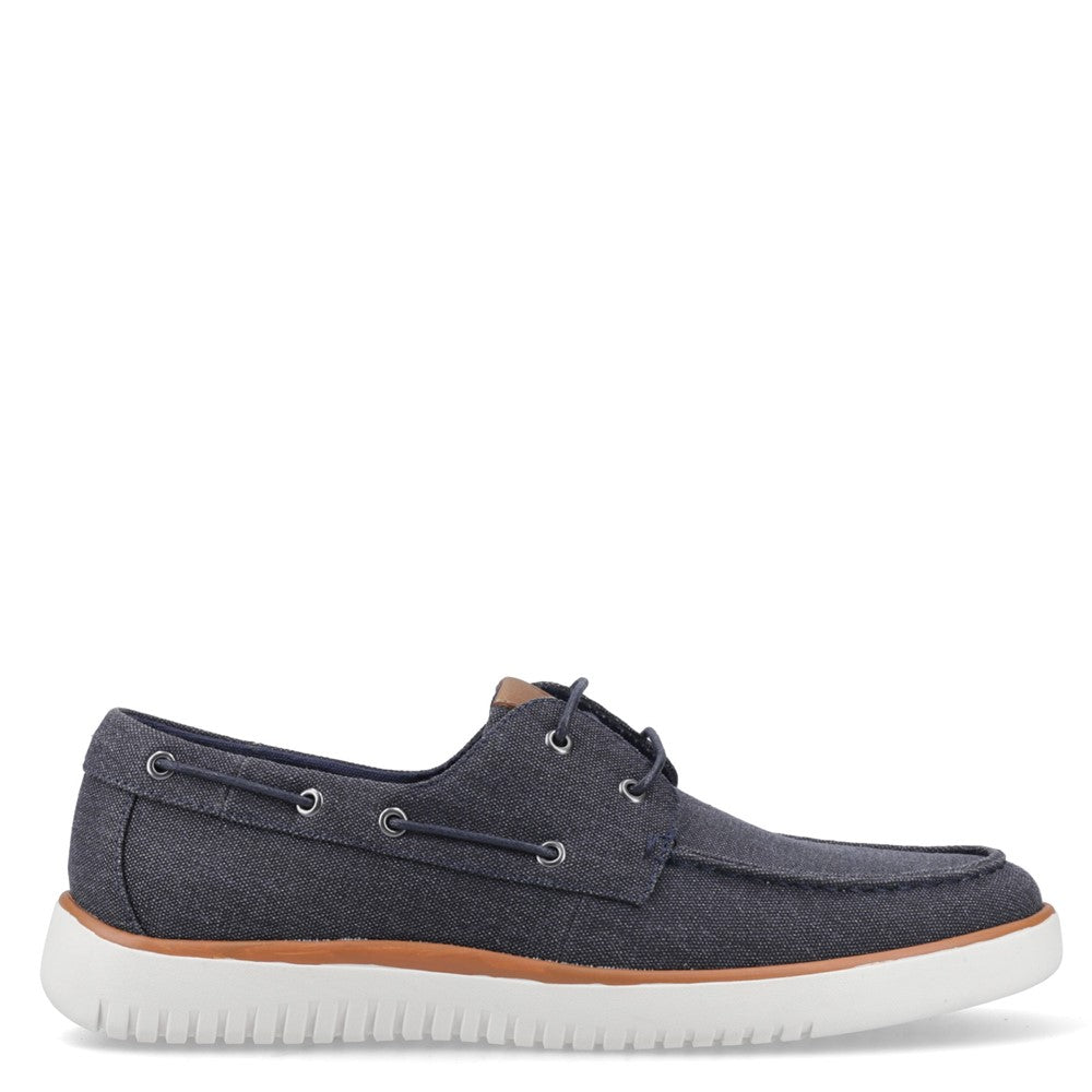 Men's Hush Puppies Daniel Canvas Boat Shoe
