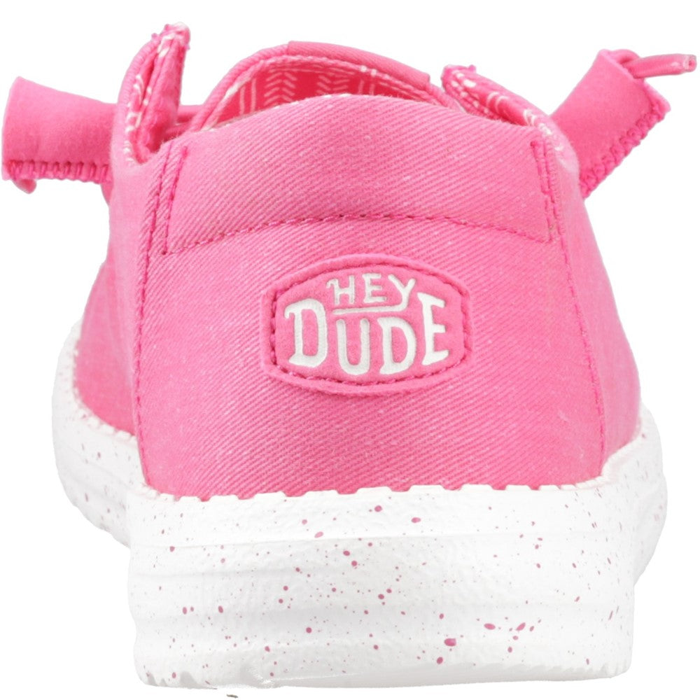 Women's HEYDUDE Wendy Stretch Canvas Slip on Shoe