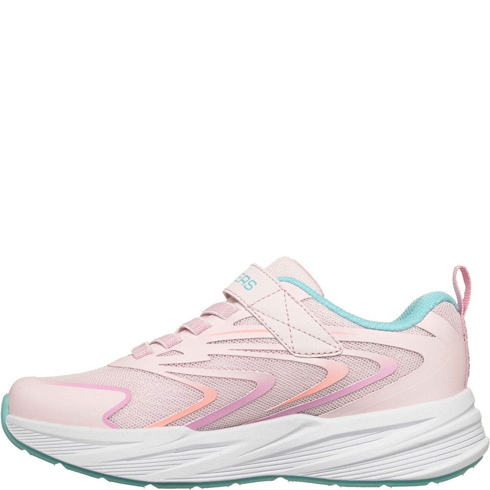 Girls' Skechers Microspec Tread Hyper Speed Trainers