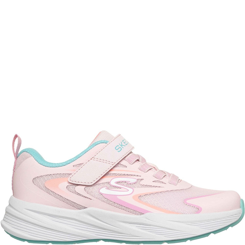 Girls' Skechers Microspec Tread Hyper Speed Trainers