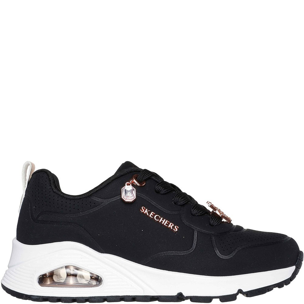 Girls' Skechers Uno Gen1 Trendy Jewels Trainer