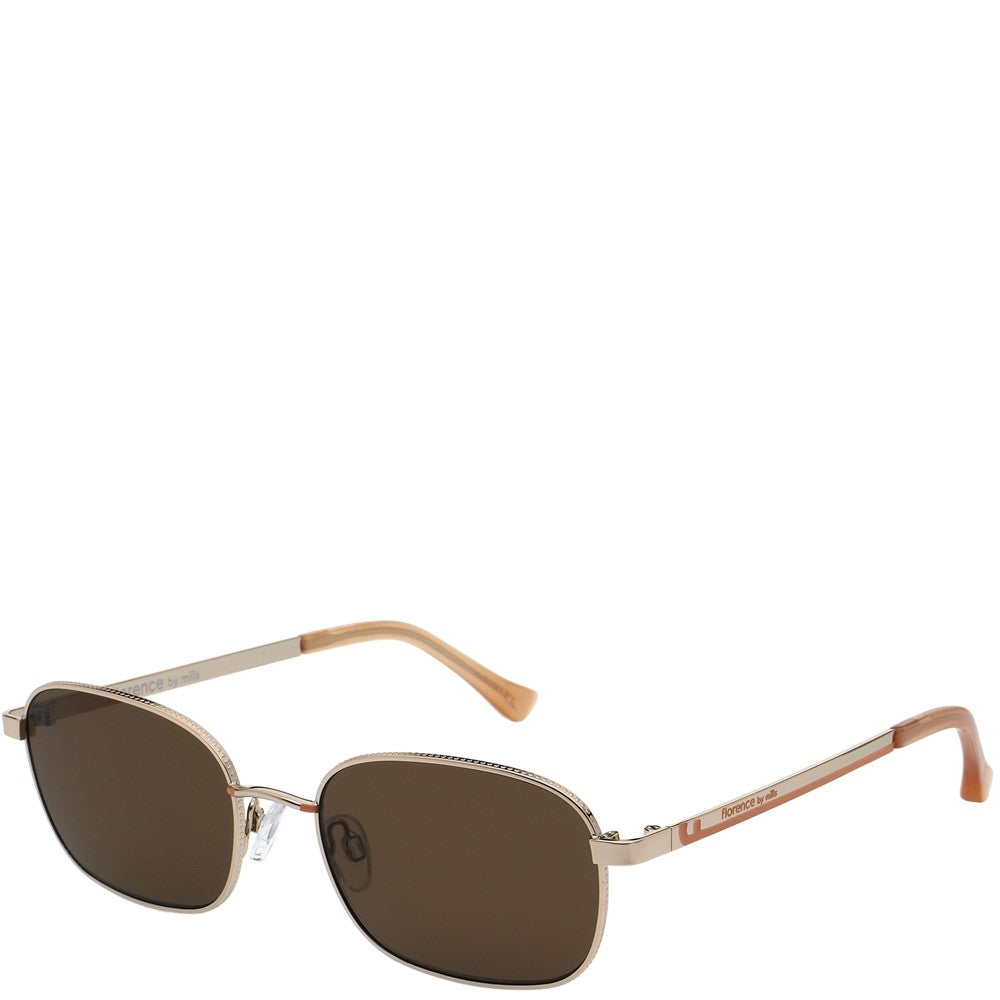 Women's Florence By Mills Shallow Square Metal Sunglasses
