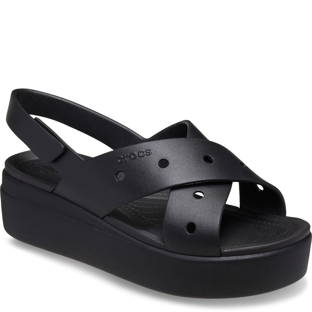 Women's Crocs Brooklyn 4U Cross Strap Sandal