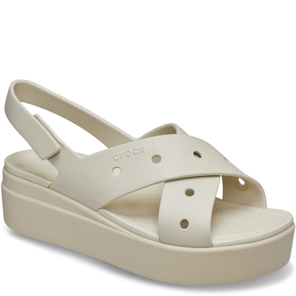 Women's Crocs Brooklyn 4U Cross Strap Sandal