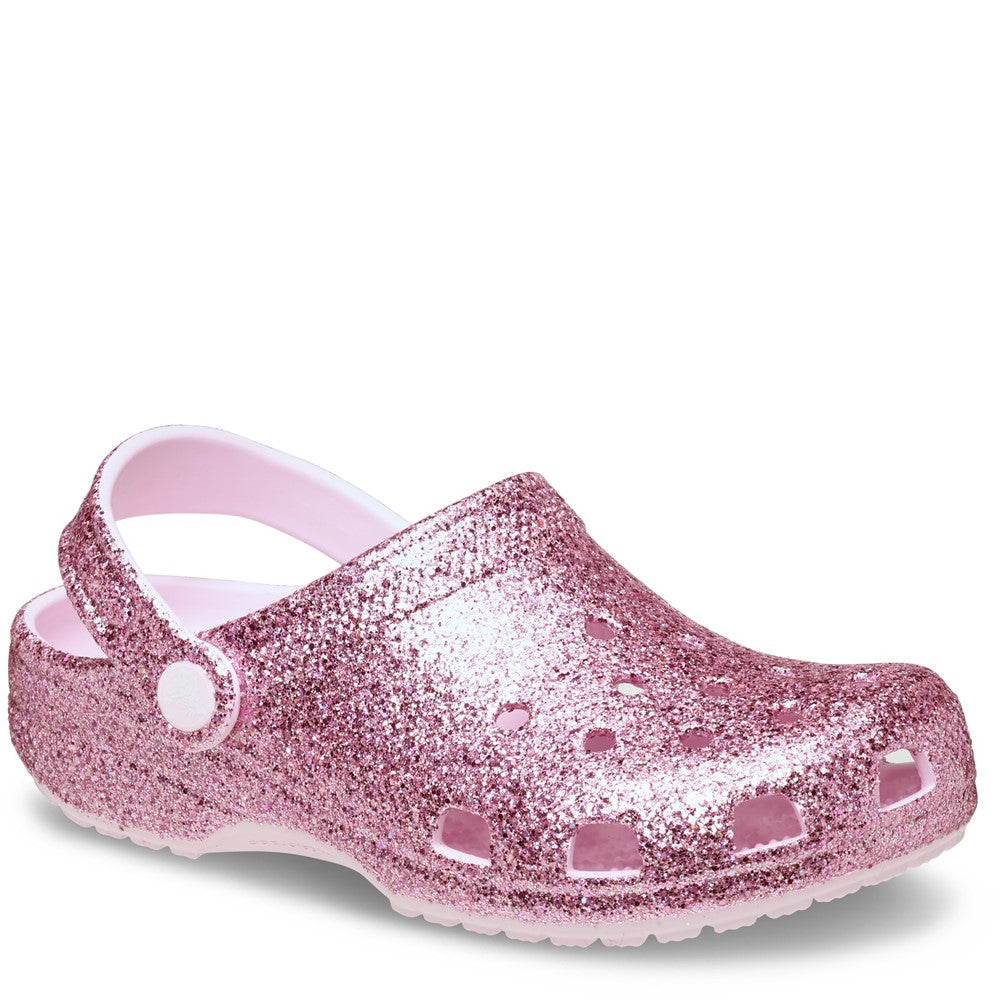 Kids' Crocs Classic Chunky Glitter Clog