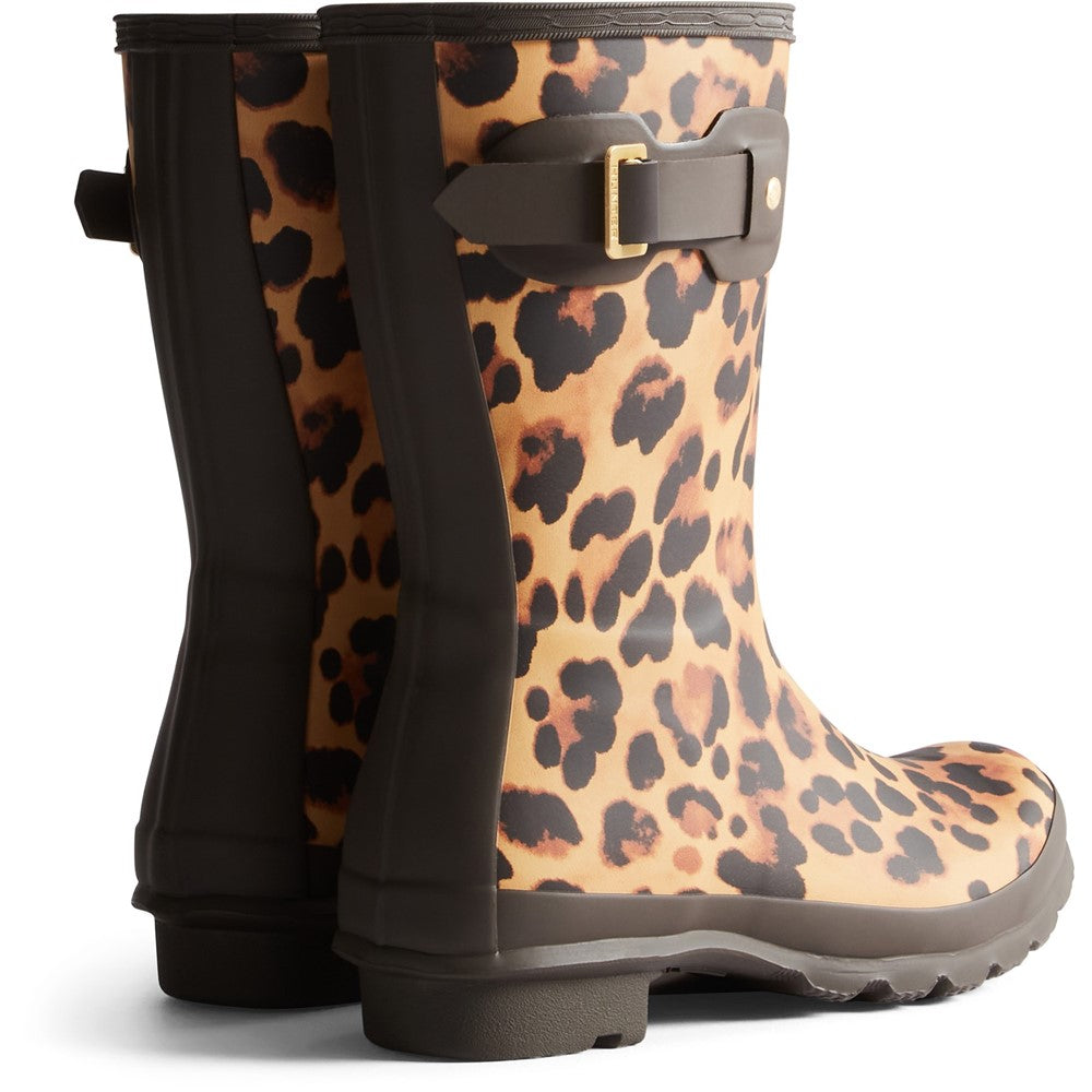 Women's Hunter Original Short Leopard Boot