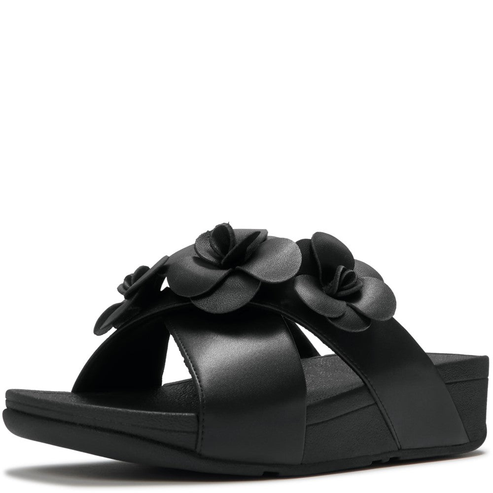 Women's Fitflop Lulu Flower Cross Slides