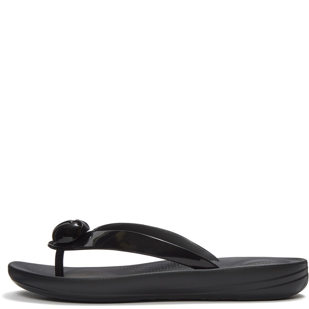 Women's Fitflop iQushion Glossy-Button Flip-Flops
