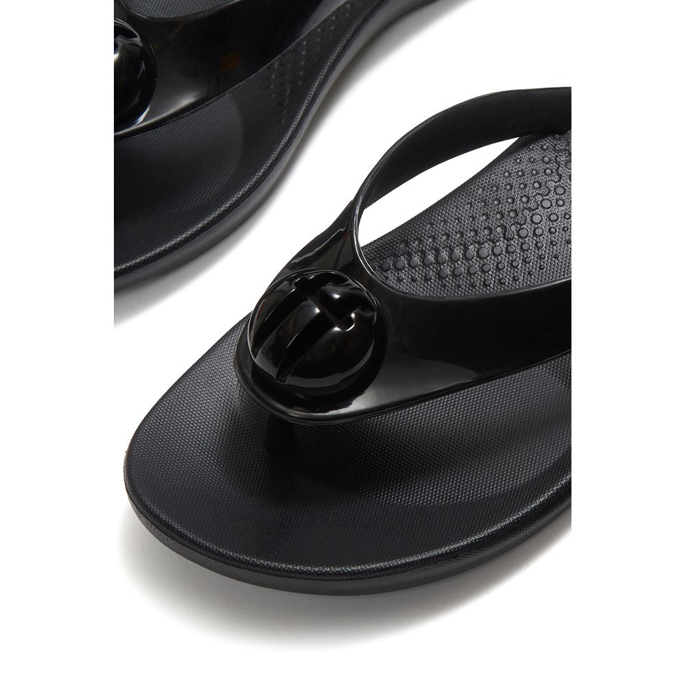Women's Fitflop iQushion Glossy-Button Flip-Flops