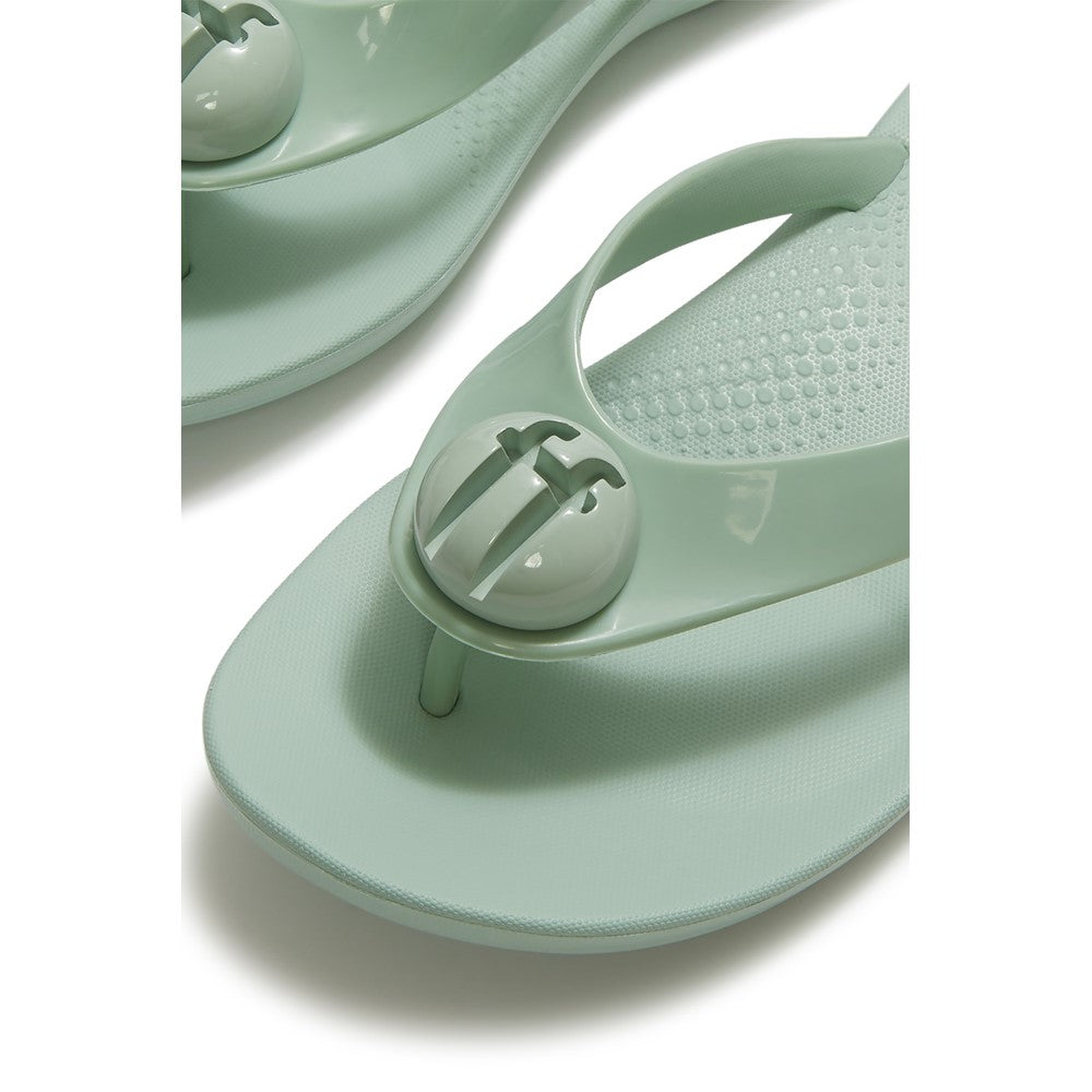 Women's Fitflop iQushion Glossy-Button Flip-Flops