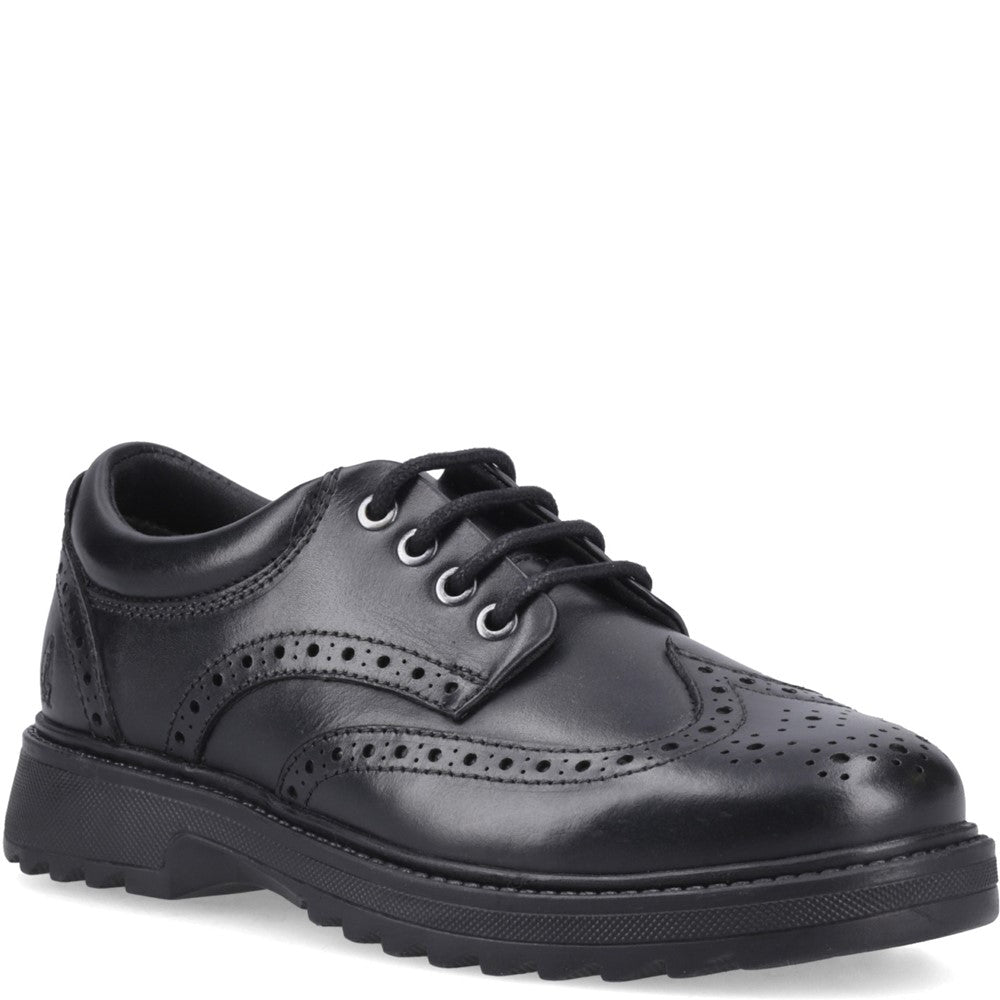 Boys' Hush Puppies Romeo Brogue Junior School Shoes