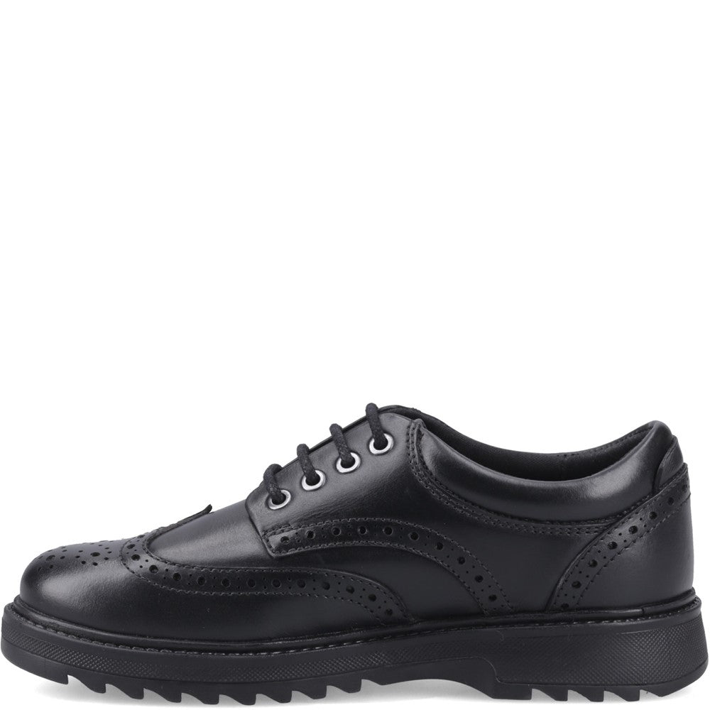 Boys' Hush Puppies Romeo Brogue Junior School Shoes