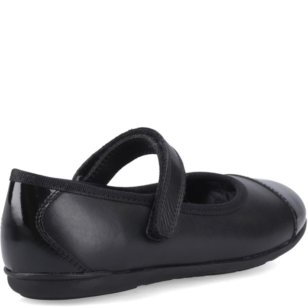 Girls' Hush Puppies Lottie Ballerina Junior School Shoes