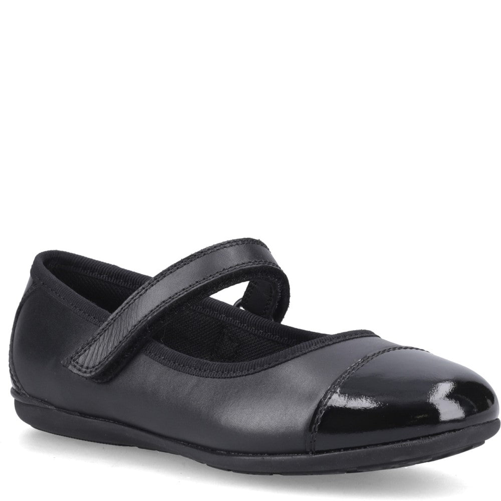 Girls' Hush Puppies Lottie Ballerina Senior School Shoes