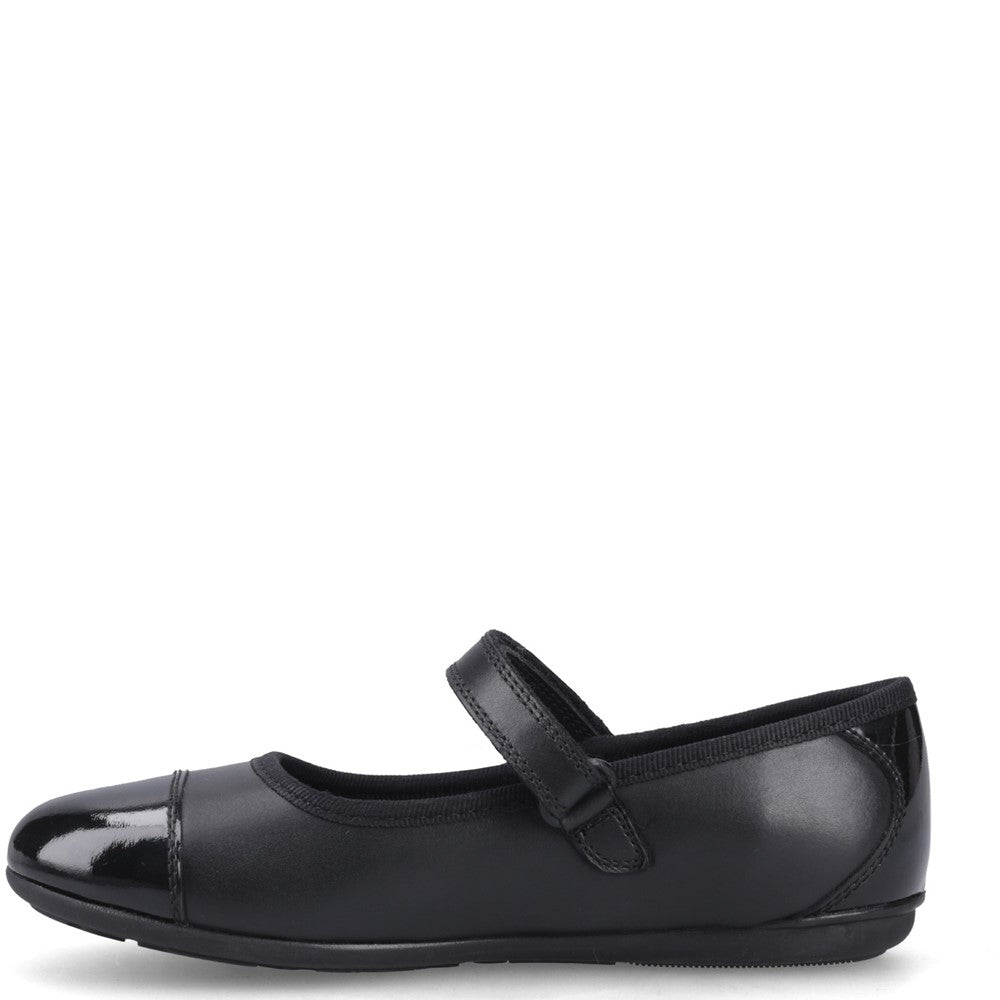 Girls' Hush Puppies Lottie Ballerina Senior School Shoes