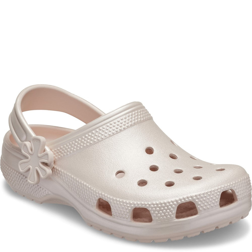 Kids' Crocs Toddler Classic Pearl Shine Clogs