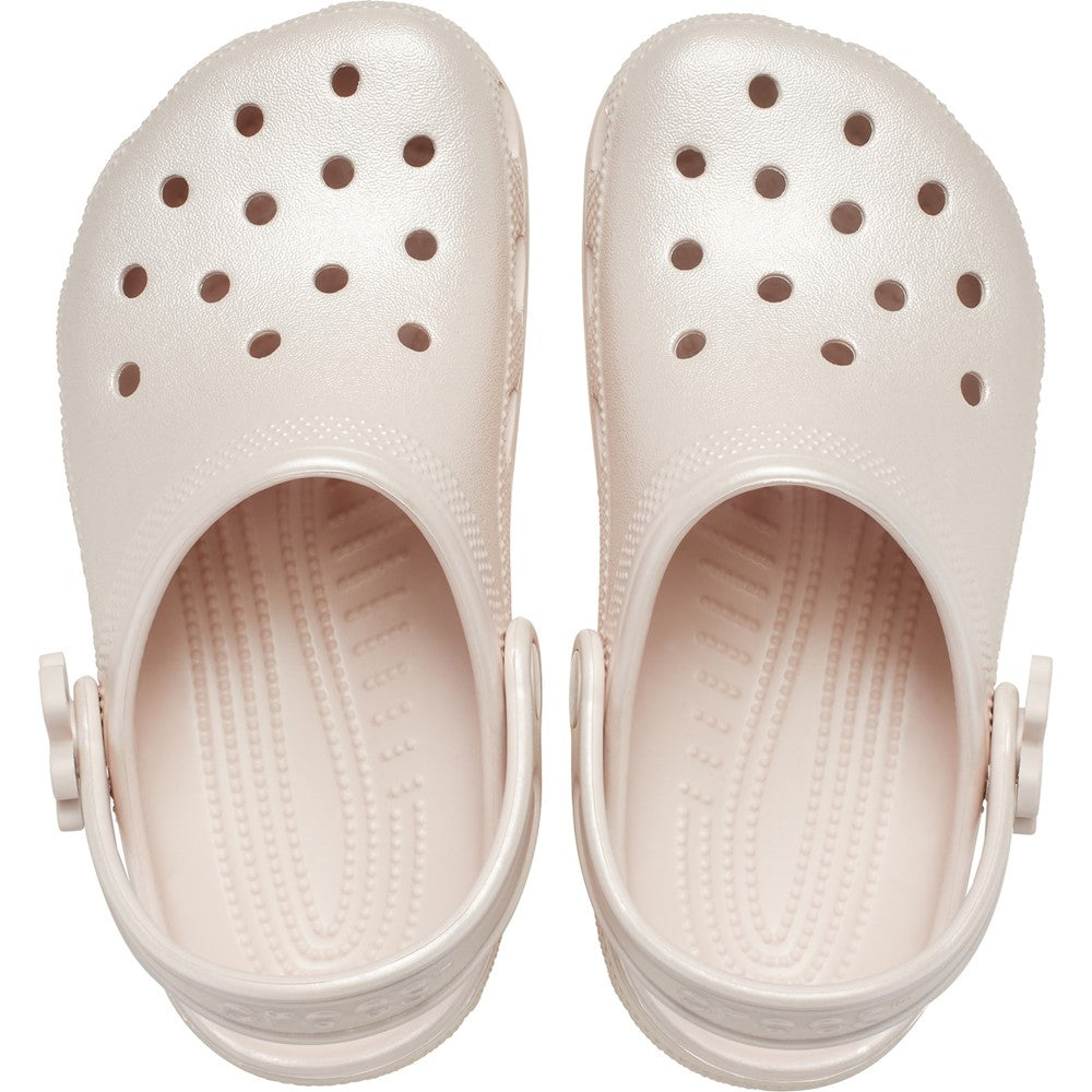 Kids' Crocs Kids Classic Pearl Shine Clogs
