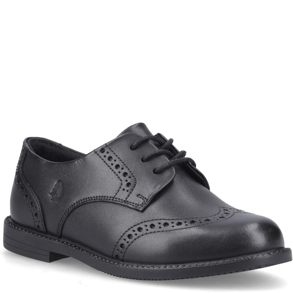 Girls' Hush Puppies Ava Brogue XL Senior School Shoes