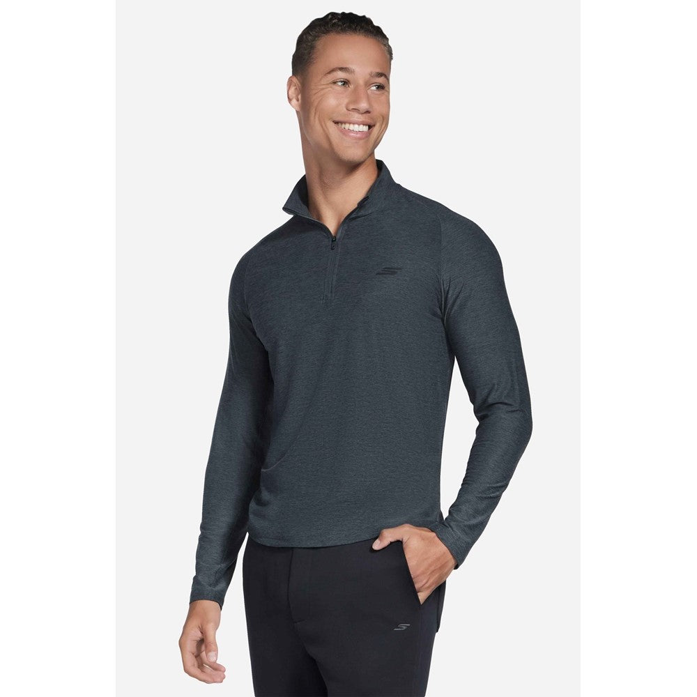 Men's Skechers GO DRI All Day Performance 1/4 Zip Pullover