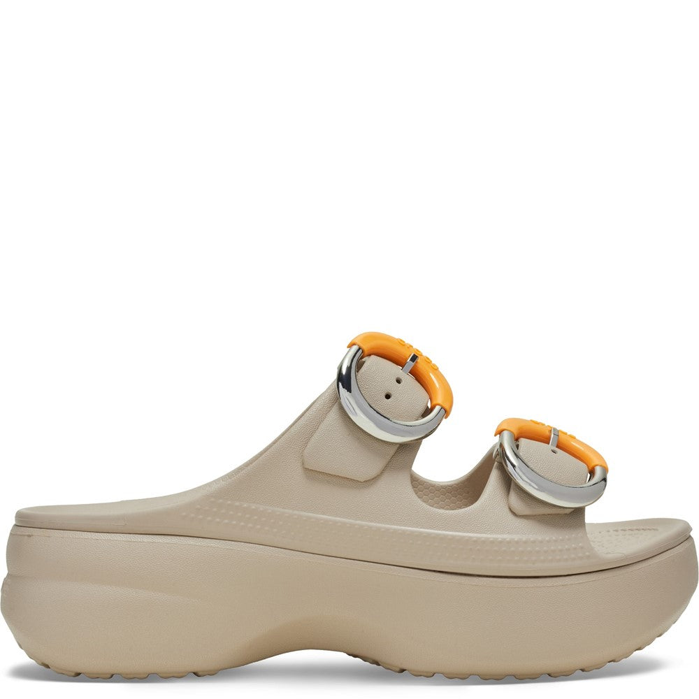 Women's Crocs Saturday Platform Buckle Sandals