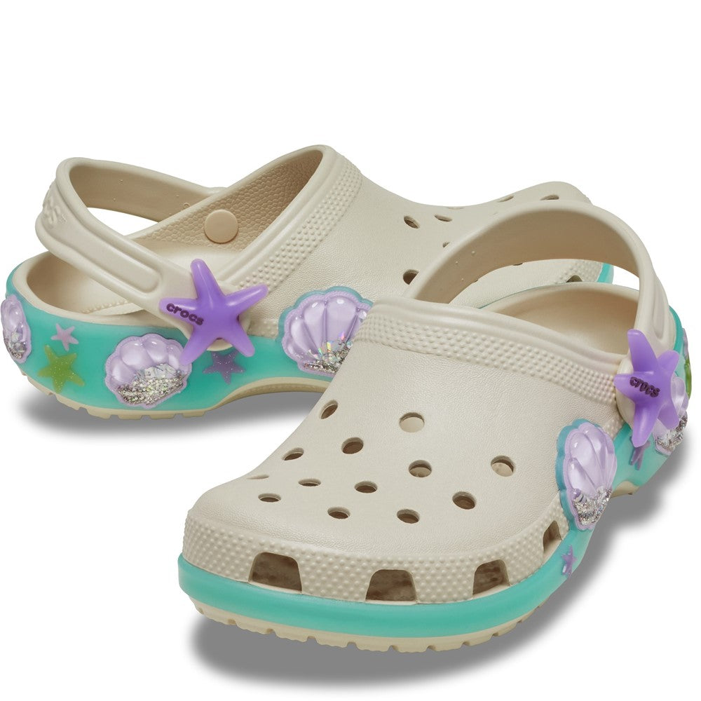 Kids' Crocs Kids Classic Sea Sparkle Clogs