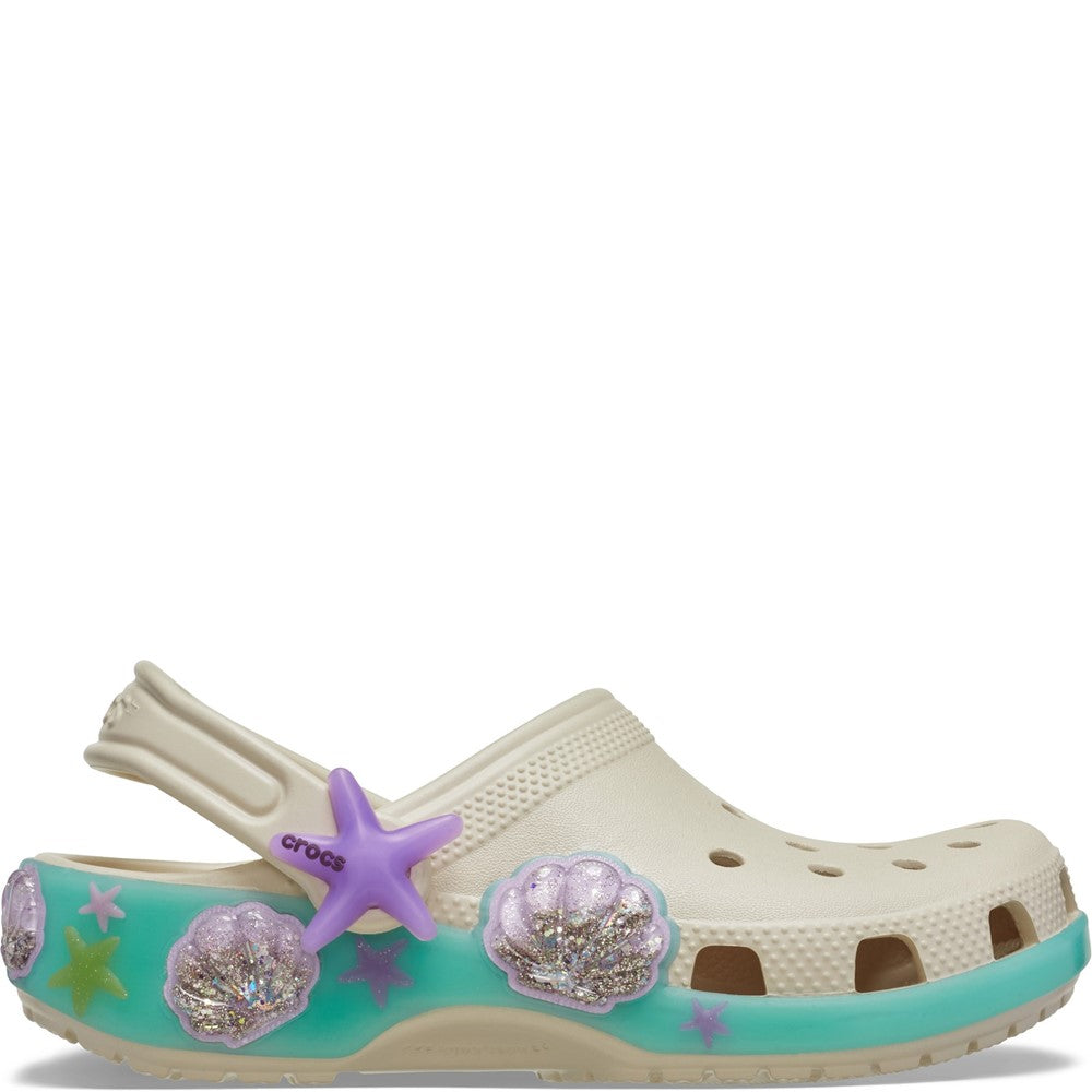 Kids' Crocs Kids Classic Sea Sparkle Clogs
