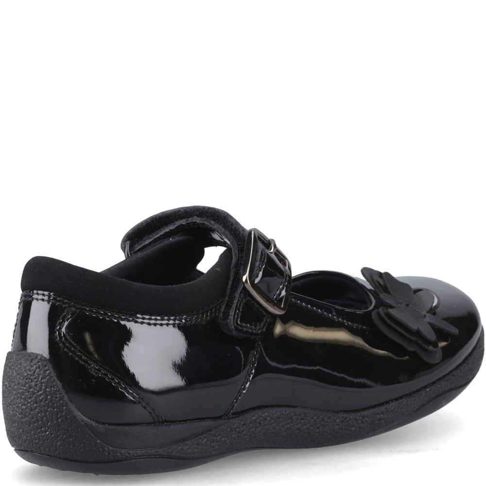 Girls' Hush Puppies Julie Patent Junior School Shoes