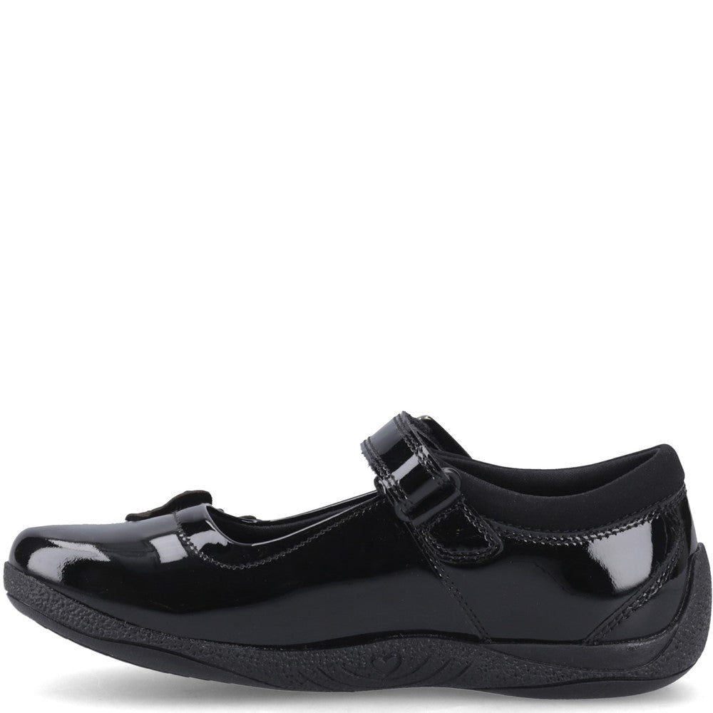 Girls' Hush Puppies Julie Patent Junior School Shoes