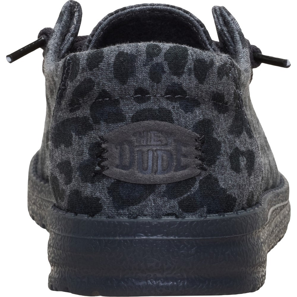 Women's HEYDUDE Wendy Stretch Jersey Leopard Slip on Shoes