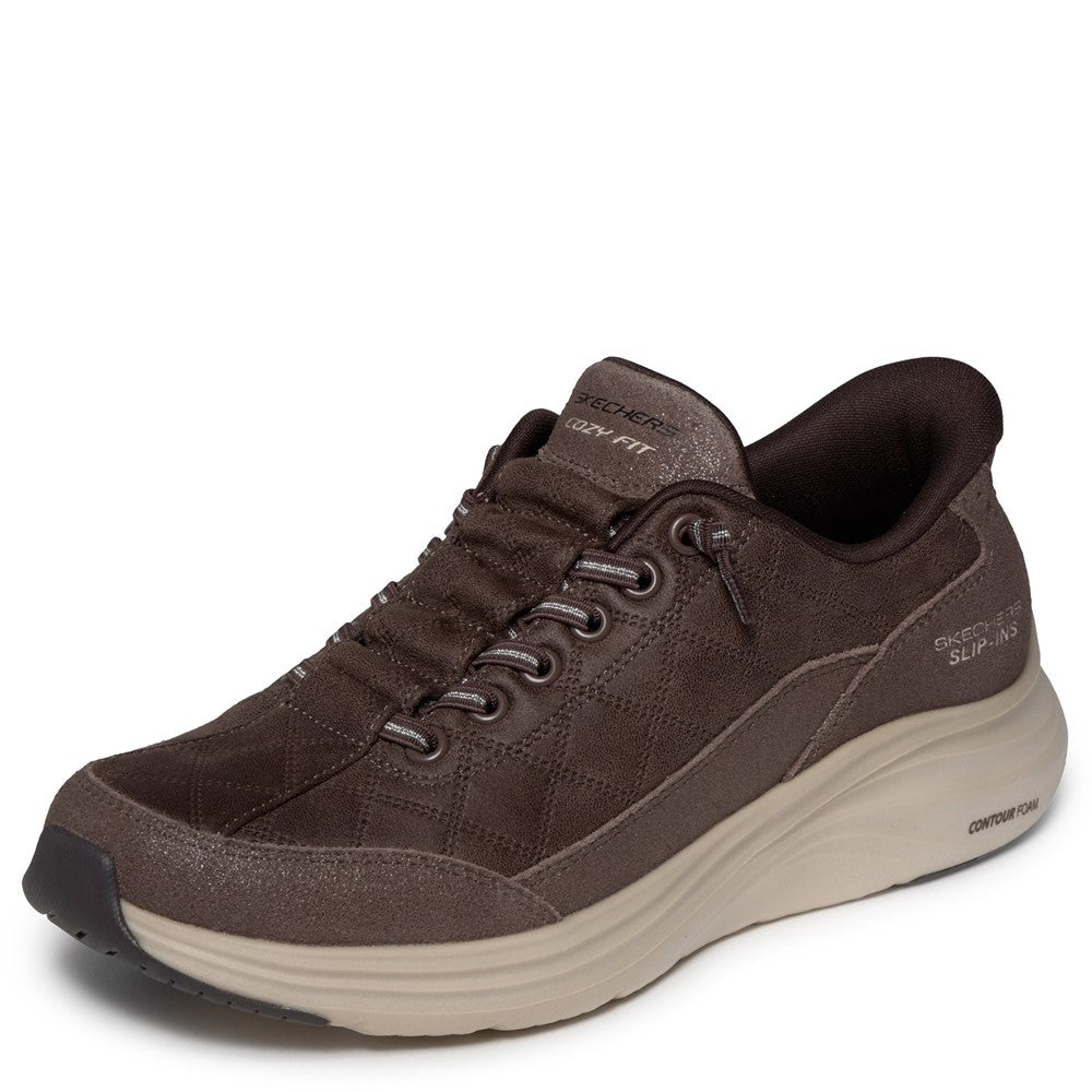 Women's Skechers Contour Foam - Cozy Fit Natural Ease Trainers