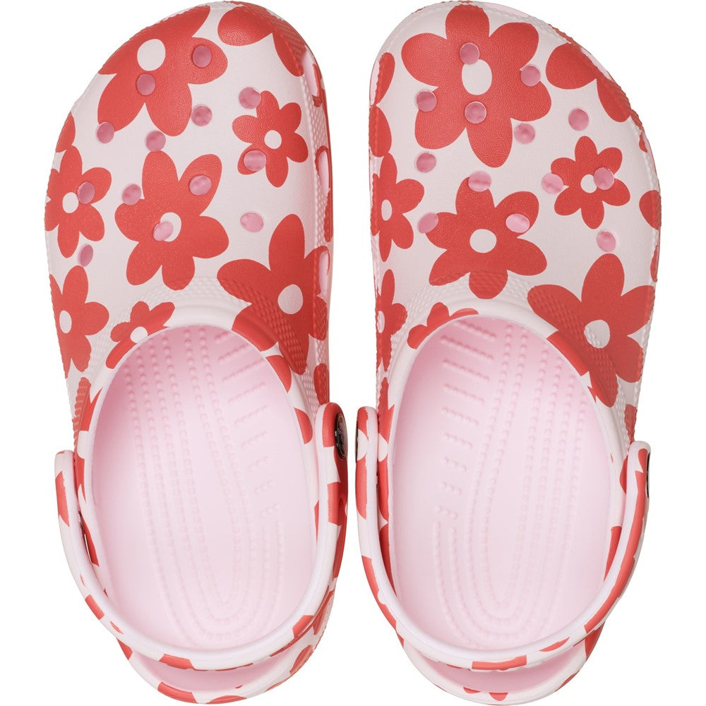 Unisex Crocs Unisex Classic Pop Petals Clogs