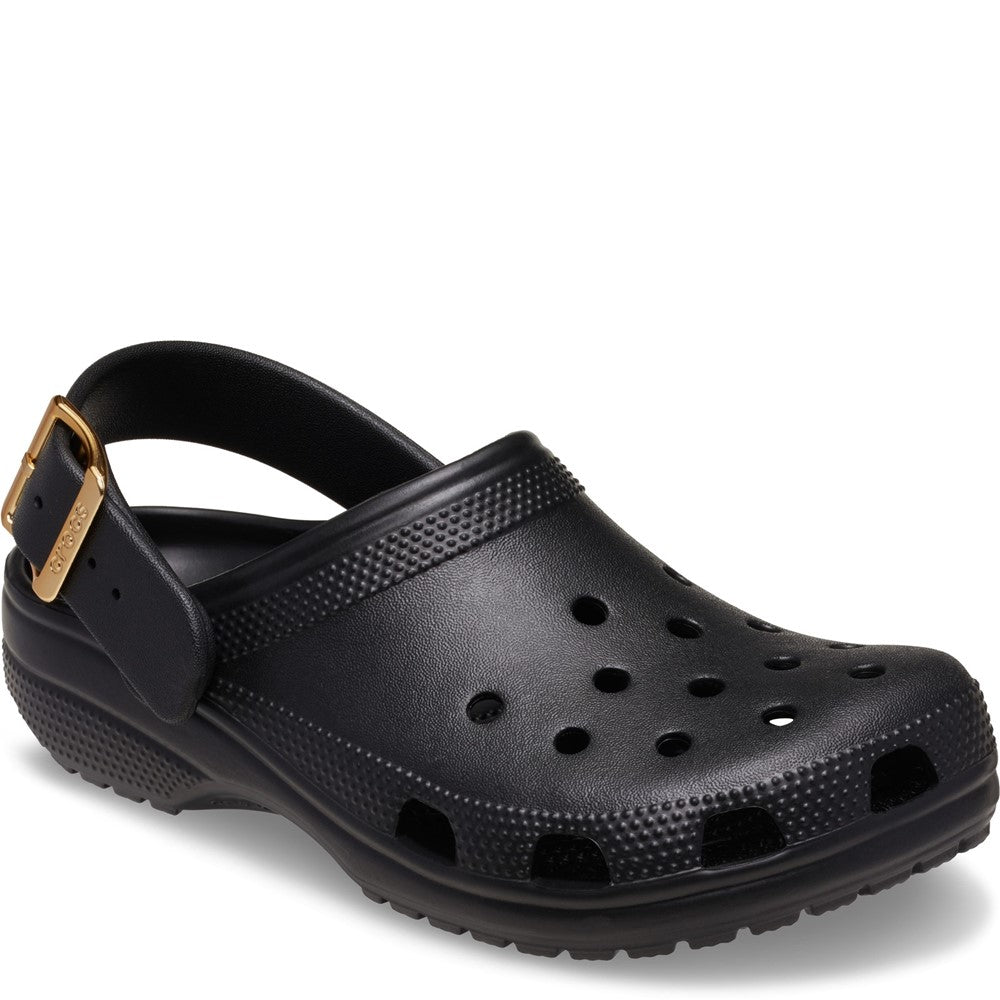 Unisex Crocs Unisex Classic Metallic Buckle Clogs
