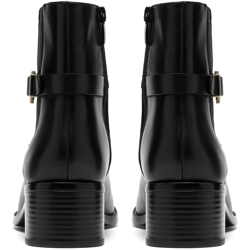 Women's Clarks Wrenn Buckle Zip Boots