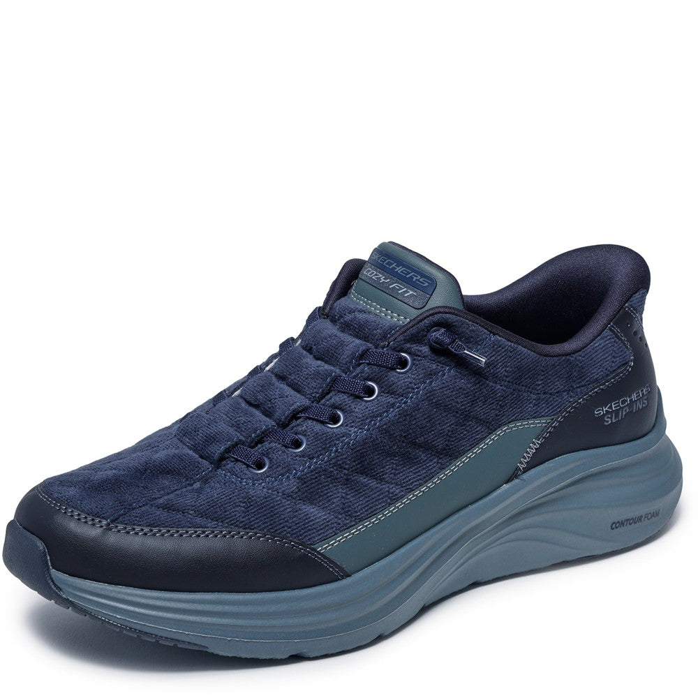 Men's Skechers Contour Foam-Cozy Fit Cordelux Trainers