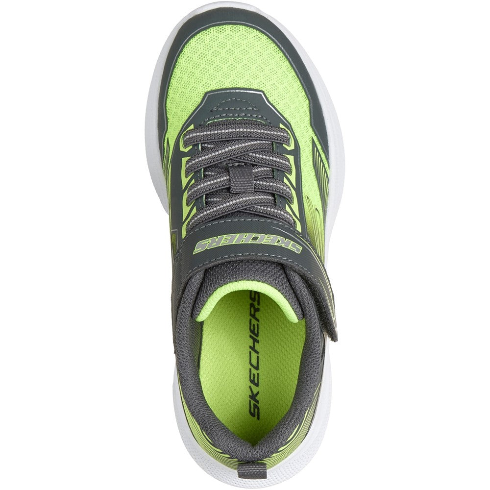 Boys' Skechers Microspec Velocity-Grid Drift Trainers