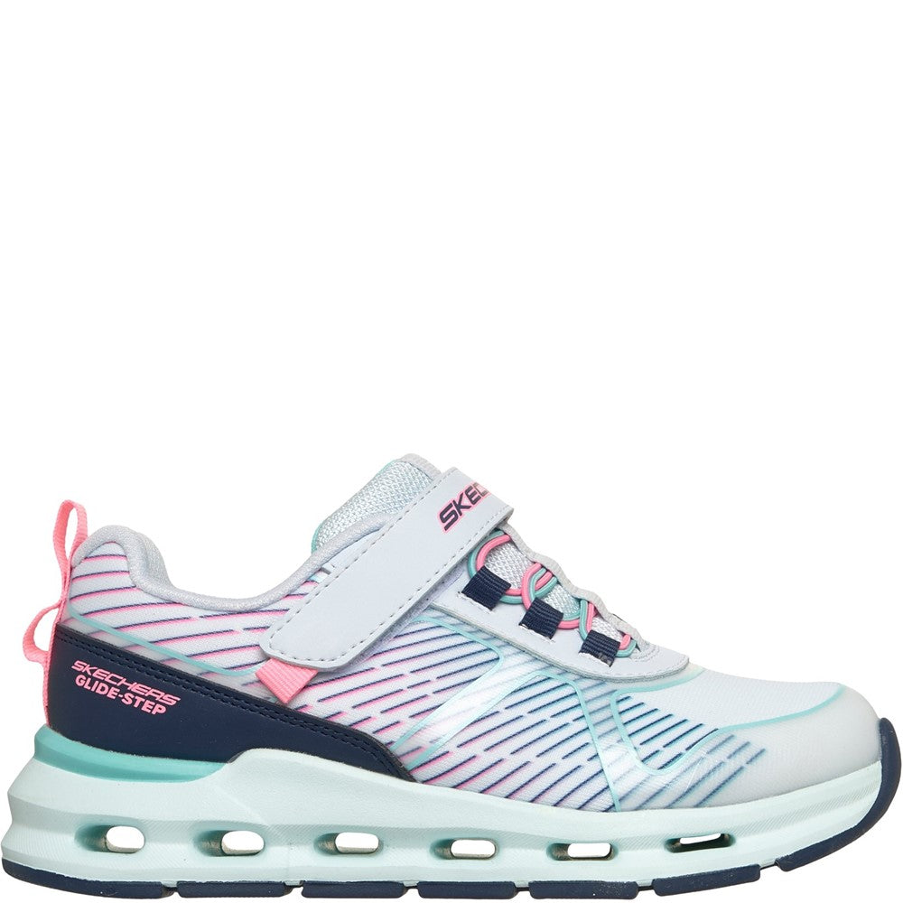 Girls' Skechers Glide-Step Plus - Sprint Lines Trainers