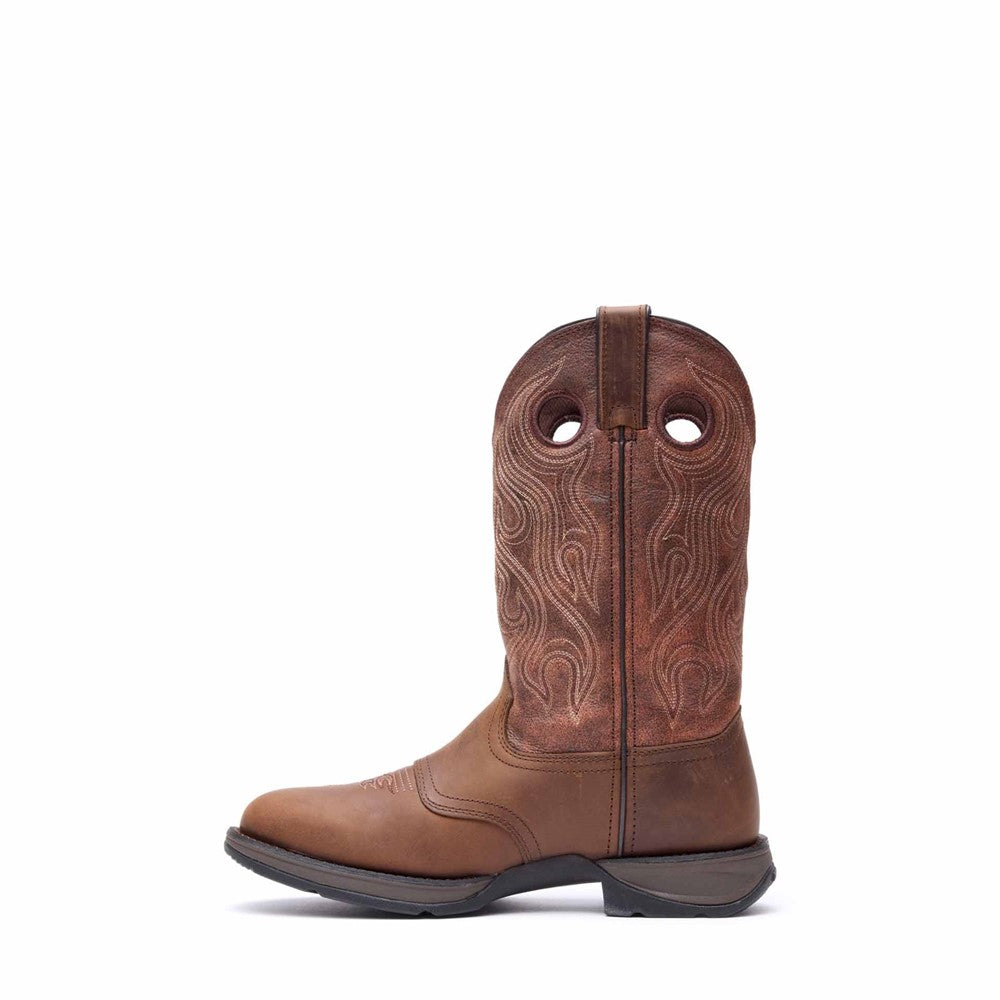 Men's Durango Rebel by Durango Brown Saddle Western Boot