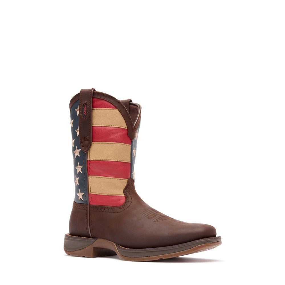 Men's Durango Rebel by Durango Patriotic Pull-On Western Flag Boot