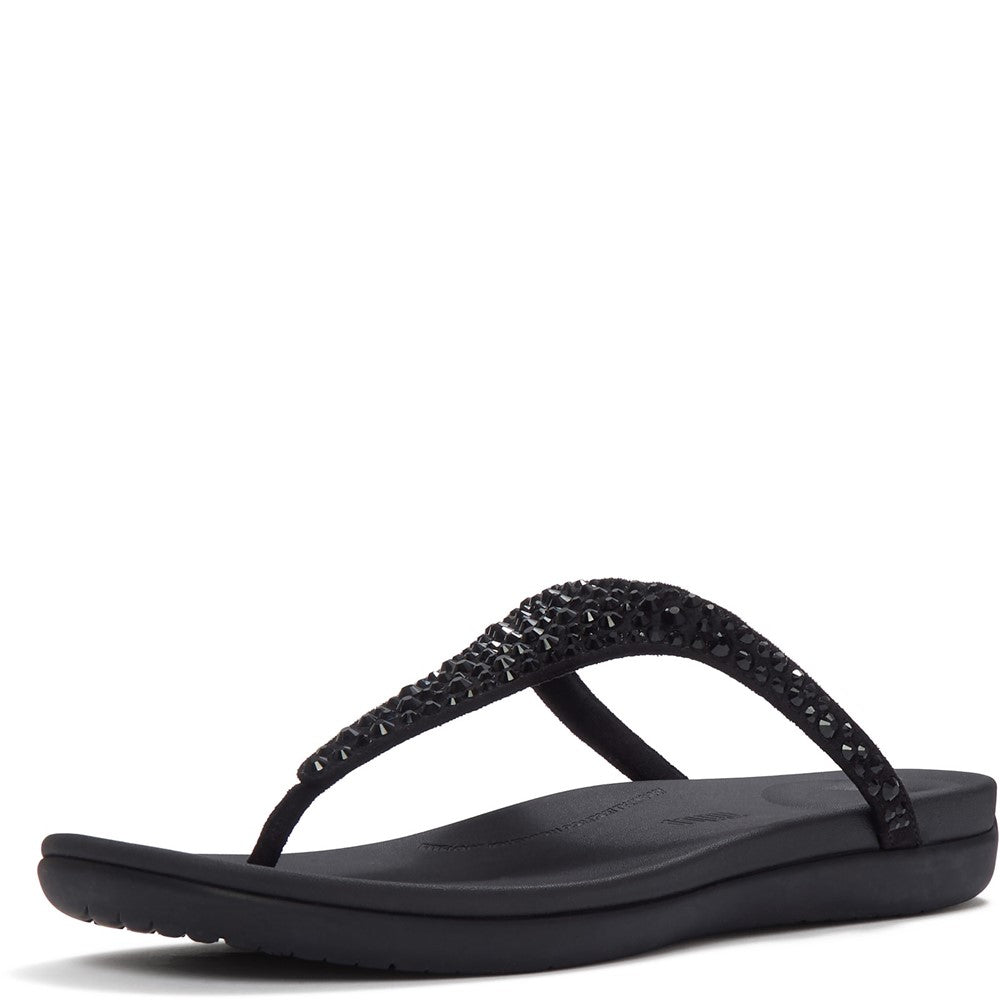 Women's Fitflop Solay Mixed-Crystal Toe Post Sandals